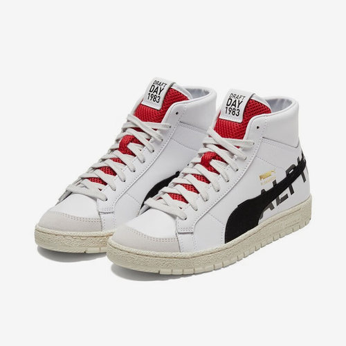 Puma/彪马正品Sampson男女同款拼接撞色休闲板鞋381199-01