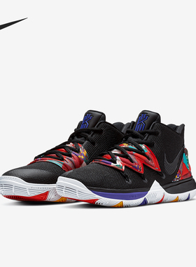 Nike/耐克正品Kyrie 5 GS女子大童中帮缓震篮球鞋AQ2456-010