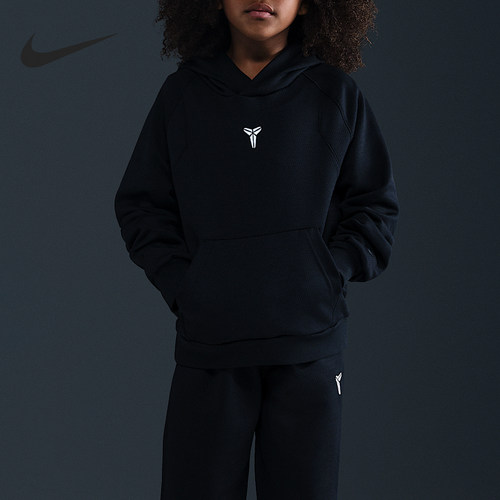 Nike/耐克正品春季新款大童休闲加绒保暖宽松卫衣HJ1028-010