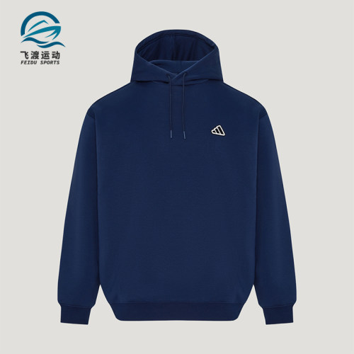 Adidas/阿迪达斯正品新款男女加绒休闲宽松连帽卫衣LH2680