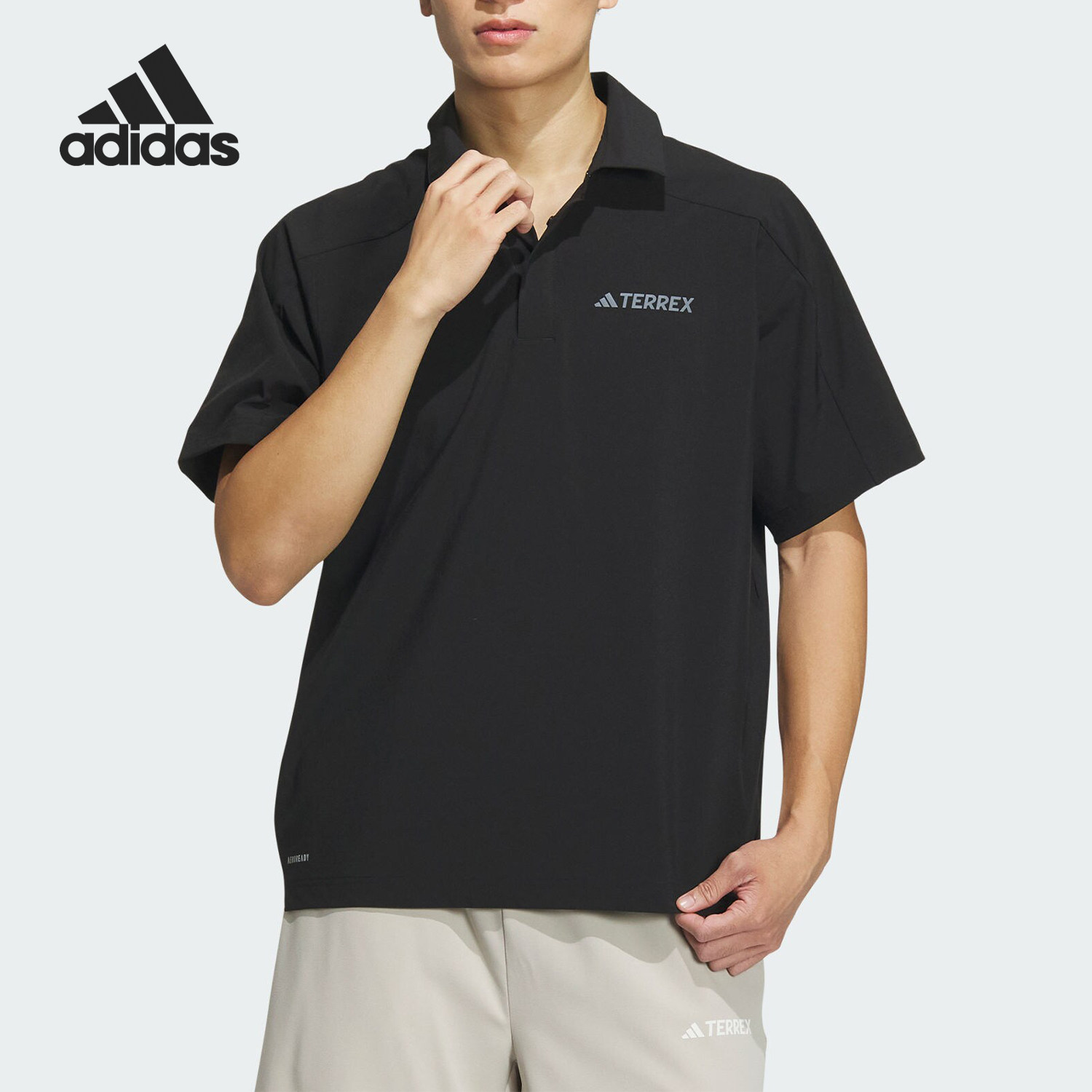 Adidas/阿迪达斯正品新款户外男士休闲运动短袖POLO衫IX0112,运动服/休闲服装,运动POLO衫,淘宝优惠券,粉丝福利购,淘宝优惠卷