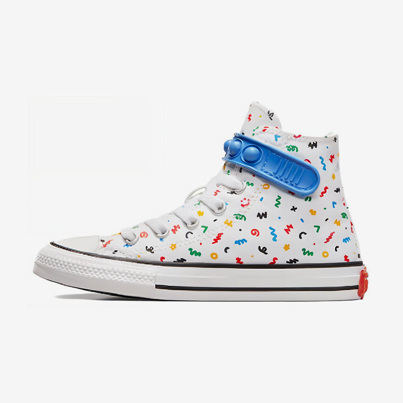 Converse/匡威正品运动儿童时尚潮流高帮减震透气帆布板鞋A06316C
