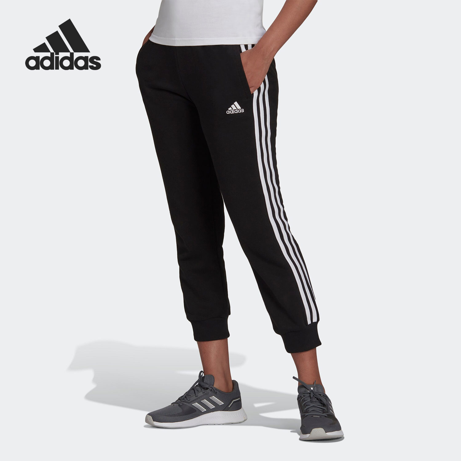 阿迪达斯正品女子运动长裤