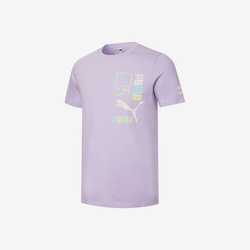 彪马夏季男女运动透气休闲短袖