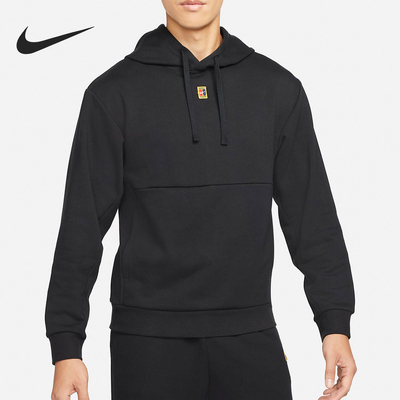 Nike/耐克正品Nike男士纯色Logo印花连帽长袖卫衣DA5712-010