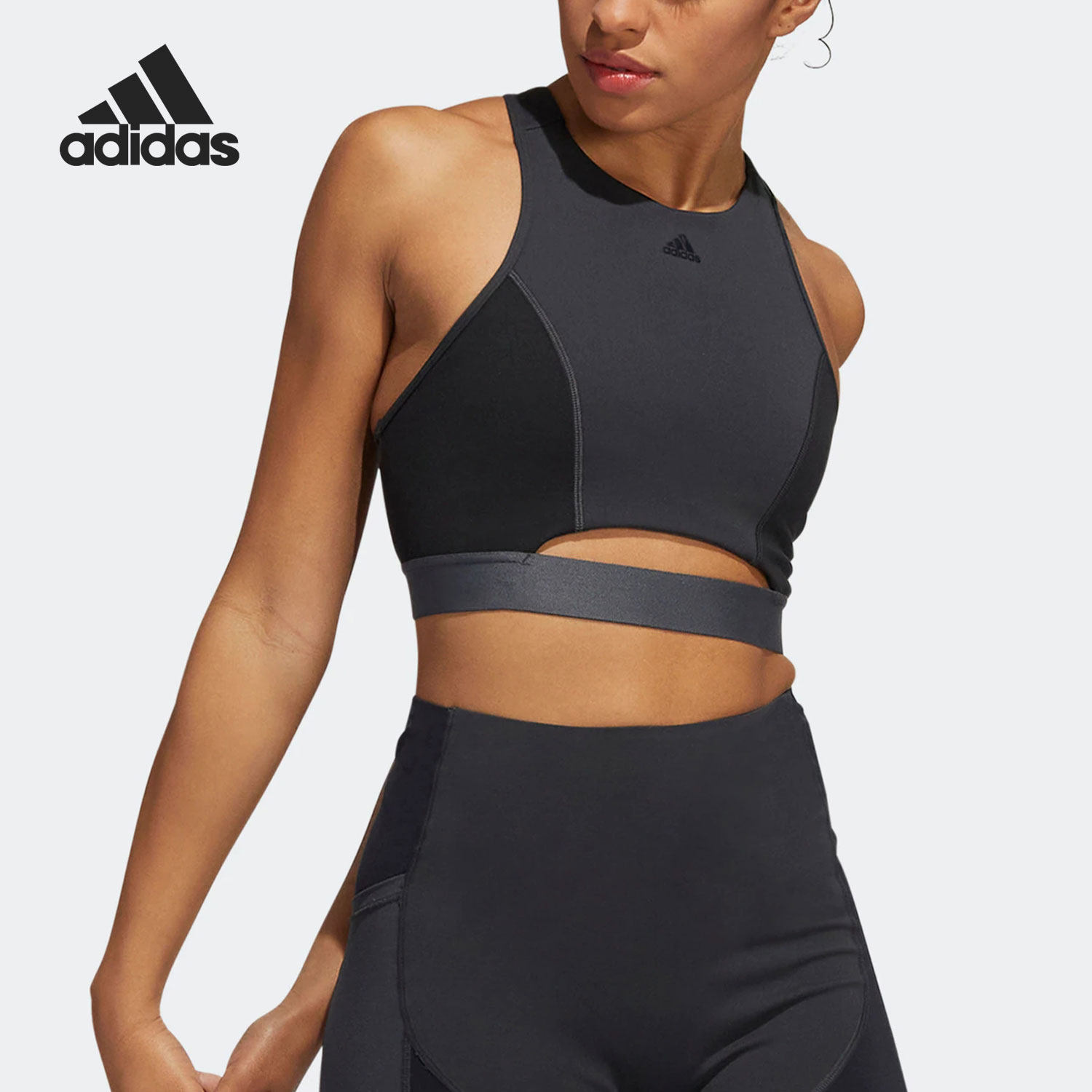 Adidas/阿迪达斯正品CF ST MS 4E BRA女子运动健身内衣H64680