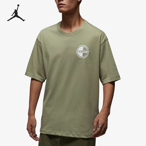 Nike/耐克正品JORDAN男士圆领透气时尚运动印花短袖HQ8945-238