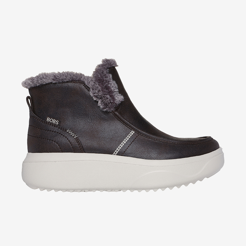 Skechers/斯凯奇正品2024新款女士耐磨保暖缓震一脚蹬短靴
