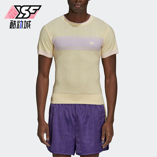 Adidas/阿迪达斯正品WALES BONNER男女吸湿排汗短袖T恤GU0751