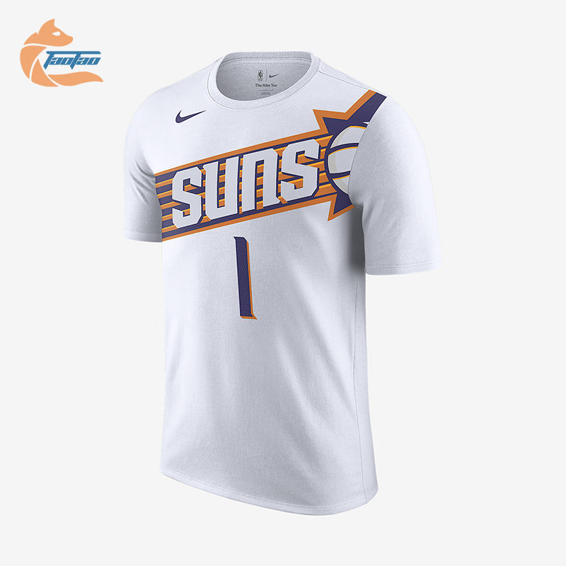 Nike/耐克正品Devin Booker男士休闲运动透气图案短袖FD9807-109