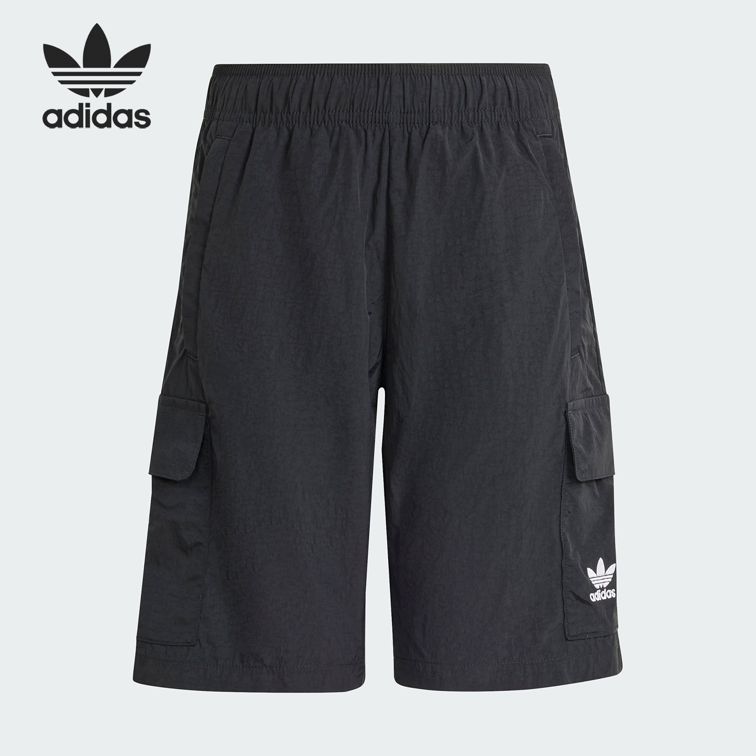 阿迪达斯大童运动梭织短裤