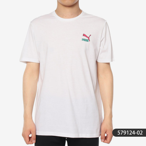 PUMA/彪马正品男子新款秋冬季圆领运动上衣 宽松短袖T恤 579124