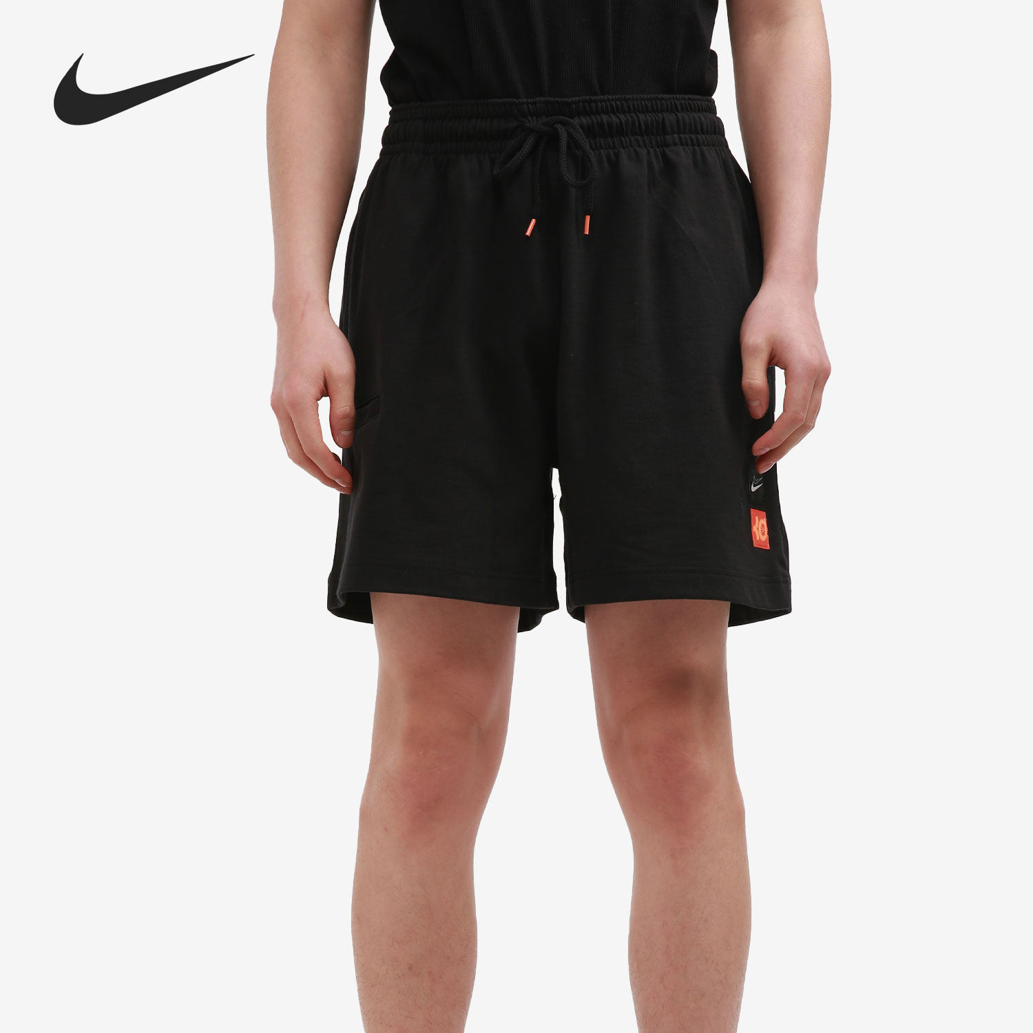 Nike/耐克正品当季新款男子黑色系带篮球运动休闲短裤CV2410-010