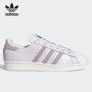 FV3372 女士系带皮革防滑轻便低帮板鞋 Adidas 阿迪达斯正品