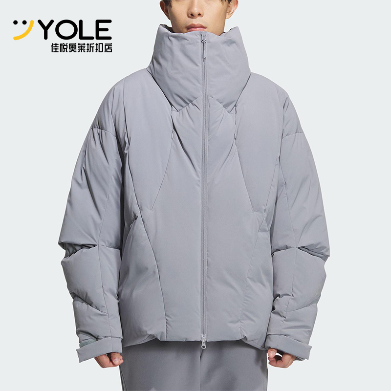 Adidas/阿迪达斯正品冬季男士运动保暖时尚潮流宽松羽绒服KC2591