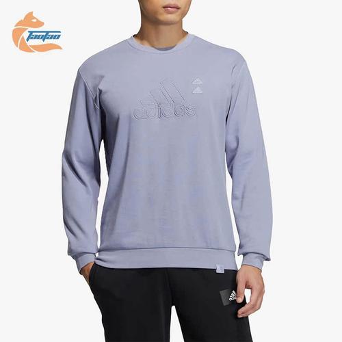 阿迪达斯春季男子休闲套头卫衣