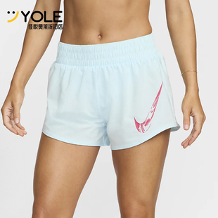 Nike/耐克正品夏季女士休闲经典时尚训练运动松紧短裤FV6365-474
