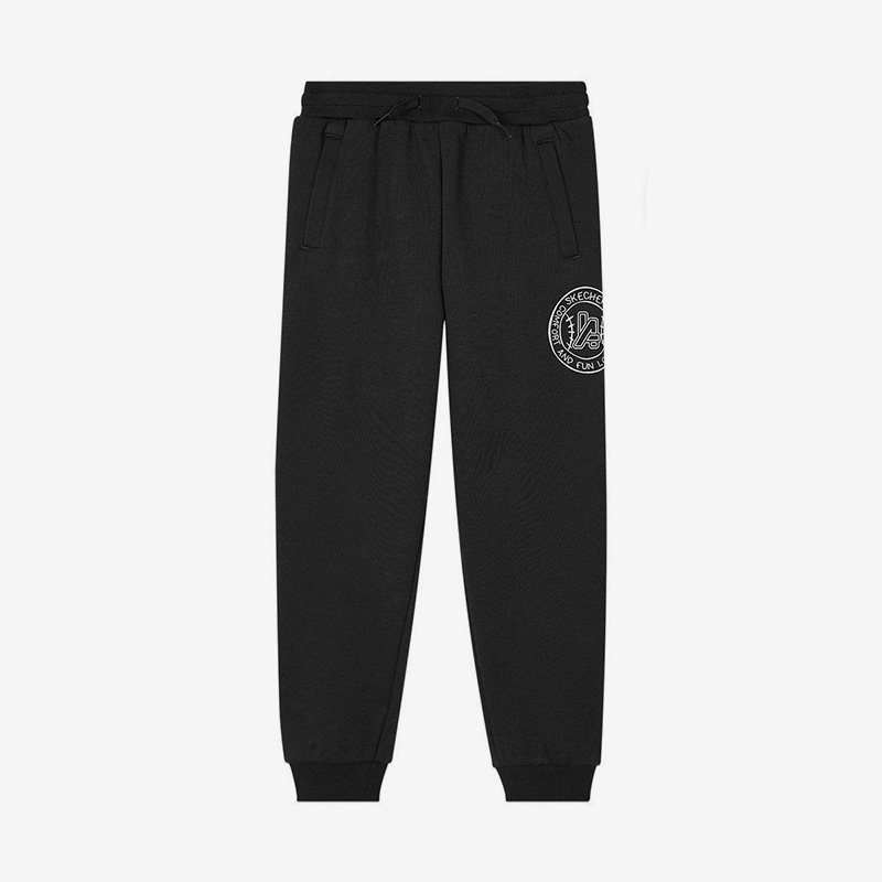 Skechers/斯凯奇正品冬季新款儿童运动休闲加绒保暖针织长裤,童装/婴儿装/亲子装,裤子,淘宝优惠券,粉丝福利购,淘宝优惠卷