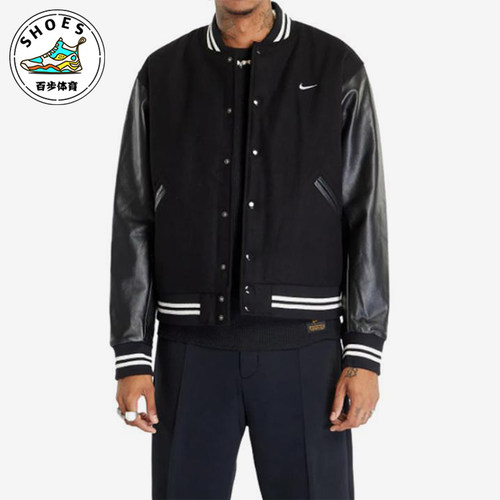 Nike/耐克正品Varsity Jacket男女单排扣经典夹克外套FD7845-010