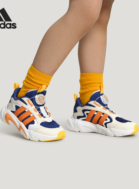 Adidas/阿迪达斯正品儿童日常图案旋转扣运动休闲鞋LA6970