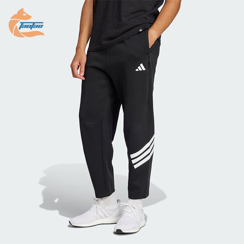 Adidas/阿迪达斯正品新款男士针织时尚经典宽松长裤JD4889