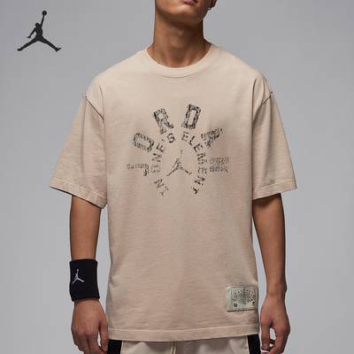 Nike/耐克正品26夏JORDAN男柔软透气运动经典图案短袖HV1257-140