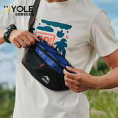 时尚 Skechers 拉链跑步斜跨腰包 新款 男女同款 斯凯奇正品 运动