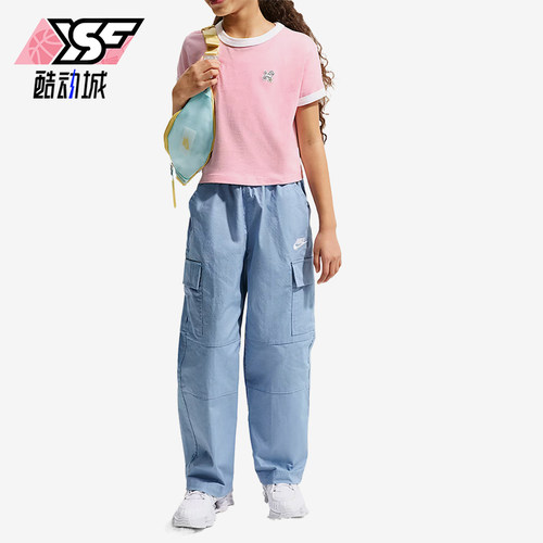Nike/耐克正品大童轻盈柔软时尚透气圆领短袖T恤IR4948-690