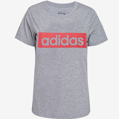 Adidas阿迪达斯正品女短袖印花休闲运动日常出行轻便T恤AO4711