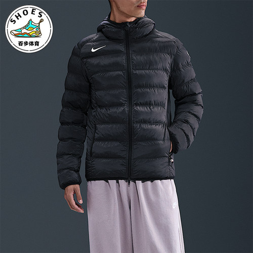 Nike/耐克正品Total90新款男黑米白色休闲经典夹克外套HV3508-010