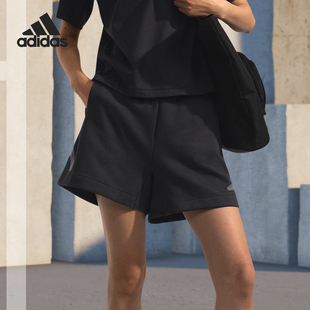 女士宽松训练短裤 Adidas 新款 阿迪达斯正品 JE7845 运动休闲夏季