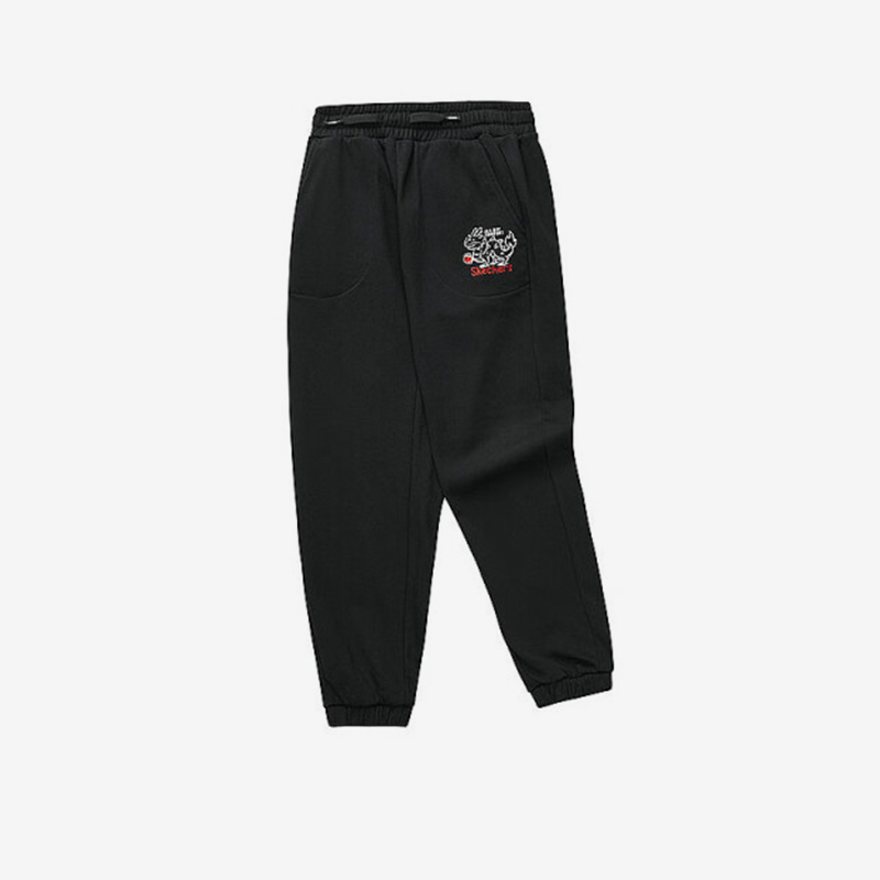 Skechers/斯凯奇正品KNITPANTS儿童运动耐穿宽松休闲束脚裤