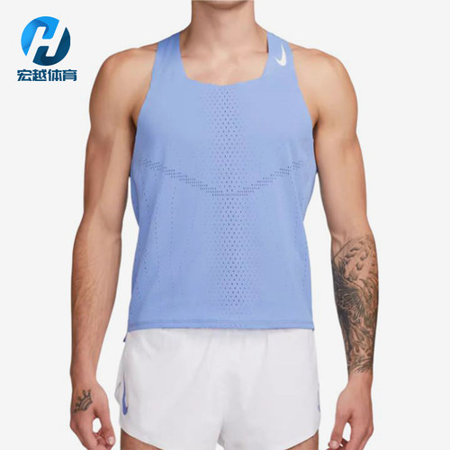 Nike/耐克正品男士时尚宽松透气圆领修身无袖T恤DM4625-450