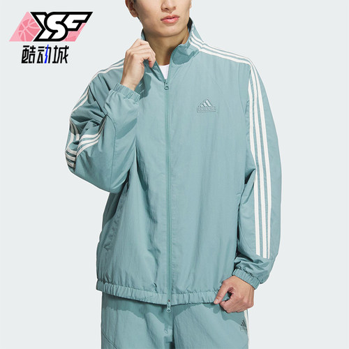 阿迪达斯男女同款时尚梭织外套