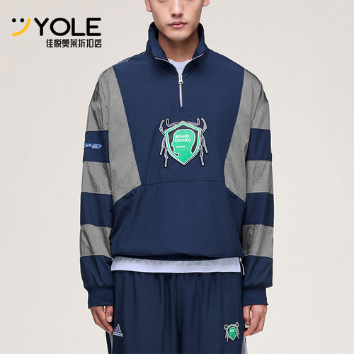 Adidas/阿迪达斯正品三叶草TRACKTOP新款出游经典套头衫JZ1055