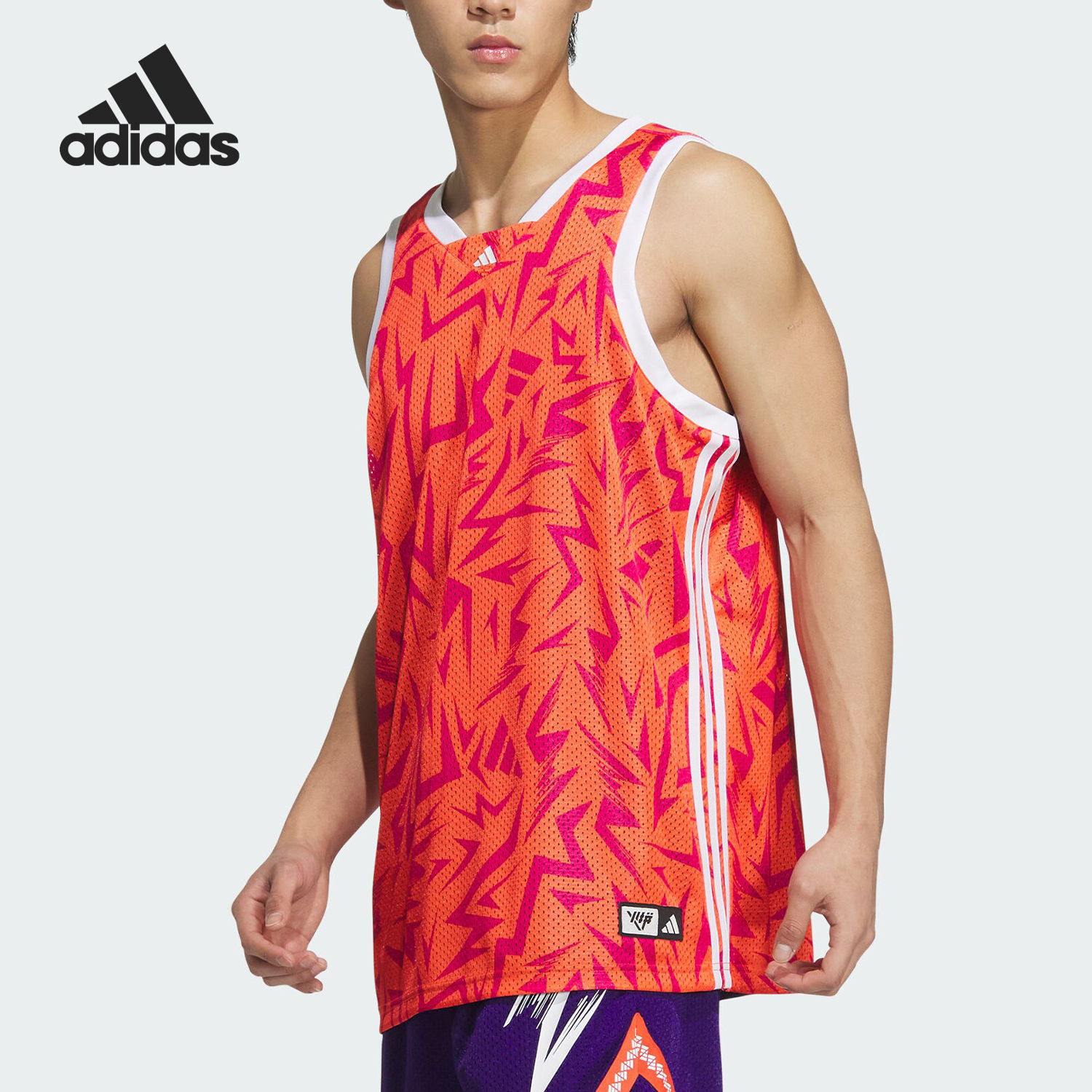 Adidas/阿迪达斯正品夏季男士时尚双面穿篮球运动背心JC6795