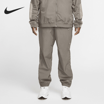 耐克男士运动休闲锦纶束脚长裤