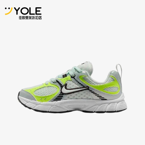 Nike/耐克正品V5RNR新款儿童白黄色校园低帮经典跑步鞋HQ6412-301