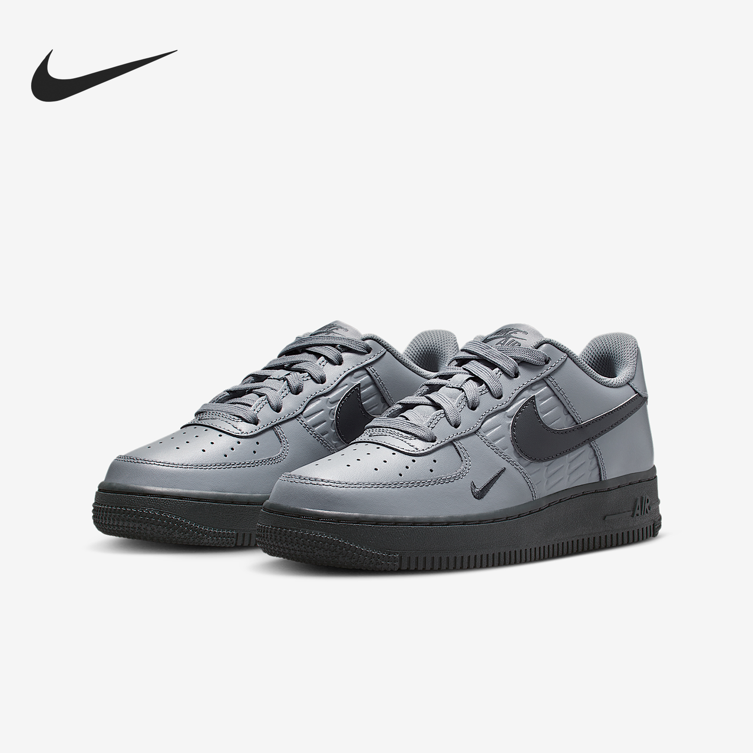 Nike/耐克正品Air Force 1 GS女子大童休闲经典板鞋IH4475-025