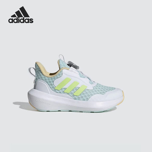 Adidas/阿迪达斯正品2025儿童网面透气减震经典轻盈跑步鞋JP5805