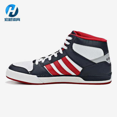 Adidas/阿迪达斯正品男士休闲舒适防滑透气中帮板鞋F38563