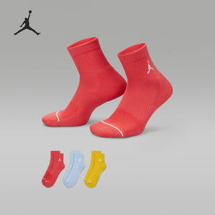 DX9655 Nike 针织透气运动袜三双装 JORDAN男女款 917 耐克正品