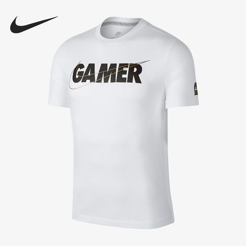 Nike/耐克正品 LPL Gamer男士字母透气运动短袖CT0472-101