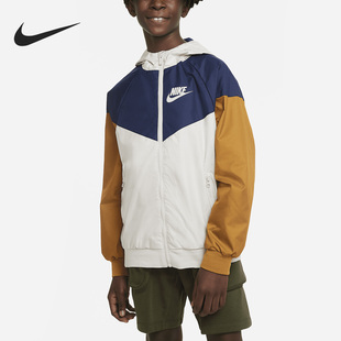 850443 Nike 大童休闲舒适运动连帽夹克外套 春季 074 耐克正品