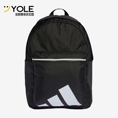 Adidas/阿迪达斯正品徽标双肩包新款黑色经典休闲双肩背包KA6768