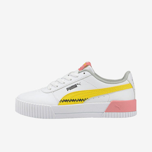 Puma/彪马正品新款大童时尚轻便耐磨低帮运动板鞋381877-01