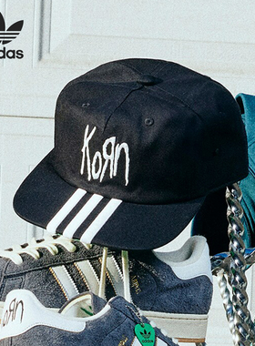 Adidas/阿迪达斯正品三叶草KORN联名男女运动鸭舌帽JF3139