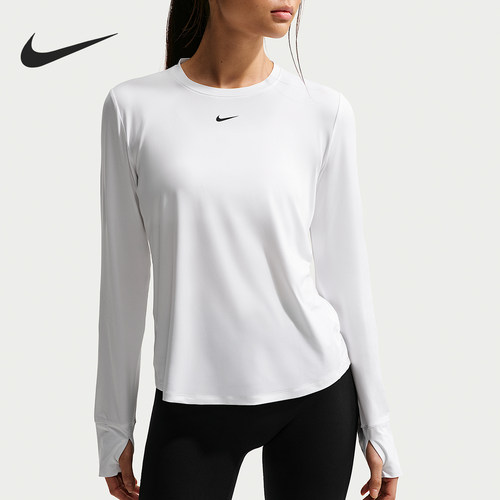 Nike/耐克正品Dri-Fit女士吸汗透气套头长袖T恤FN2802-102