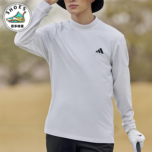 Adidas 阿迪达斯正品 GRF 运动高尔夫半高领T恤JL7941 MOCK男士