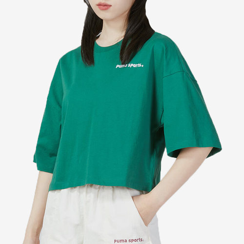 彪马正品女子运动短袖